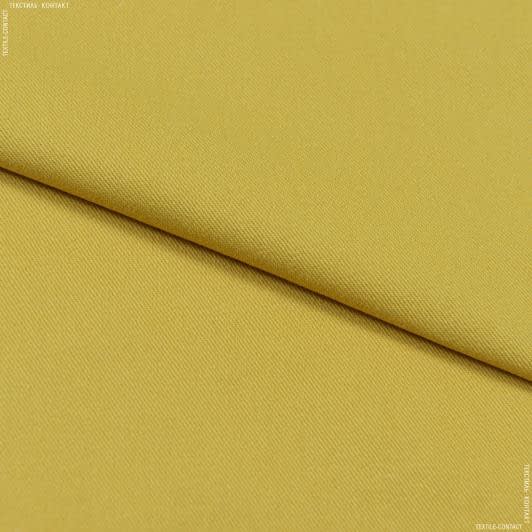 Тканини для костюмів - Котон-твіл TIFANNY темно-жовтий