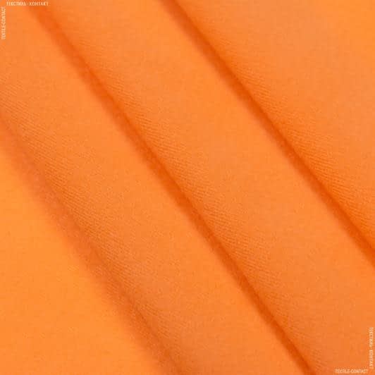 Тканини для декоративних подушок - Трикотаж-липучка світло-помаранчева