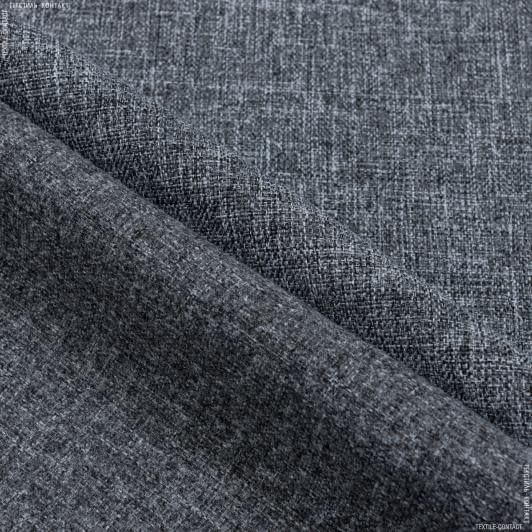 Ткани для перетяжки мебели - Декоративная   рогожка   кетен/keten  т.серый