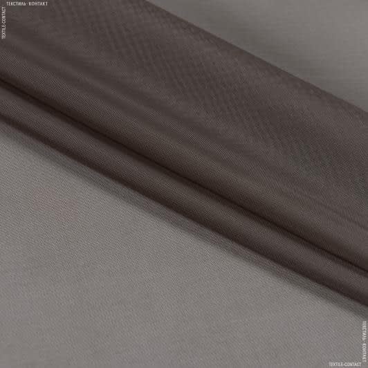 Ткани для тюли - Тюль вуаль/ VUAL цвет какао