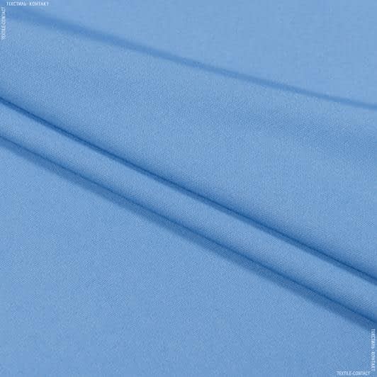 Тканини для суконь - Костюмна Дені  світло-блакитна