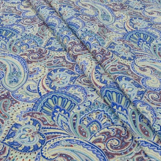 Тканини портьєрні тканини - Декоративна ткань Непал / nepal  синий