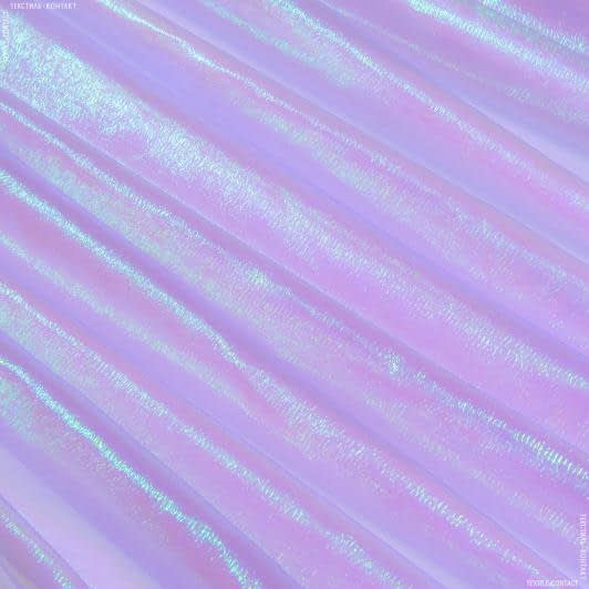 Тканини органза - Тюль органза Крижинка фіолет