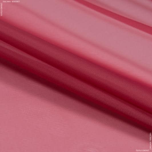 Тканини гардинні тканини - Тюль вуаль колір лісова ягода