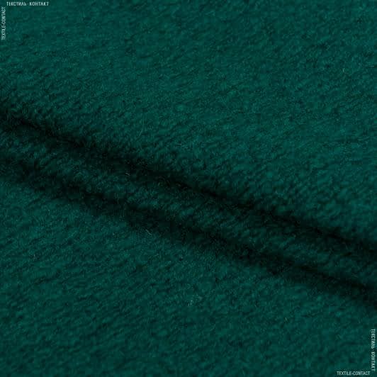 Тканини для піджаків - Трикотаж букле смарагдовий