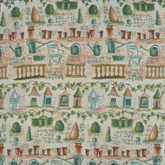 Ткани для декоративных подушек - Гобелен  сад 