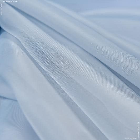 Тканини гардинні тканини - Тюль Вуаль-шовк св.блакитний з обважнювачем