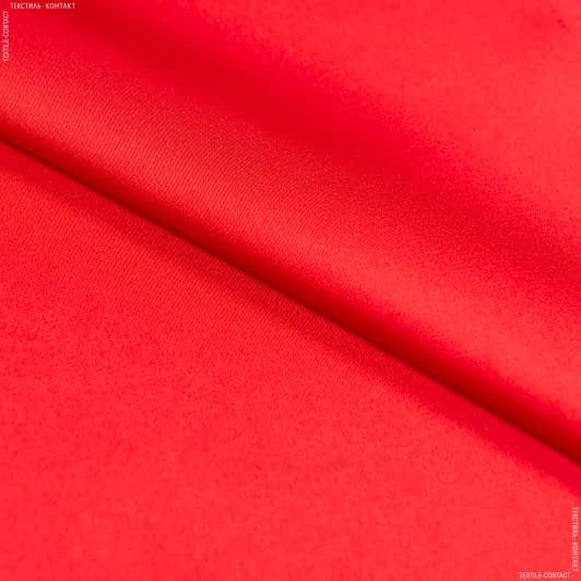 Ткани для карнавальных костюмов - Шелк искусственный стрейч красный