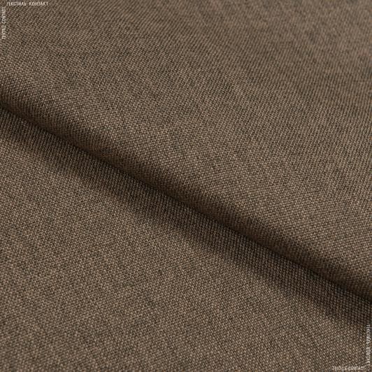Тканини для штор - Блекаут меланж /BLACKOUT колір оливковий хакі