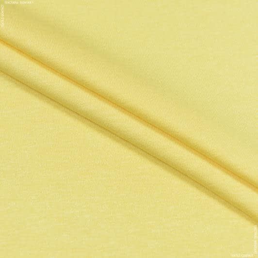 Тканини для суконь - Трикотаж тюрлю жовтий