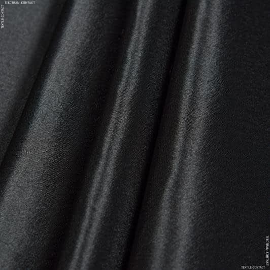 Ткани для платьев - Креп-сатин черный