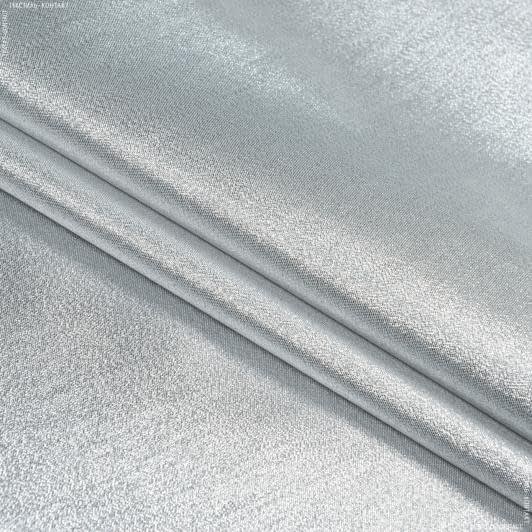 Ткани новогодние ткани - Парча плотная цвет серебро