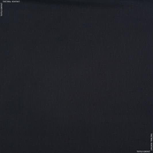 Ткани вискоза, поливискоза - Костюмная мини полоска диагональ темно-синий