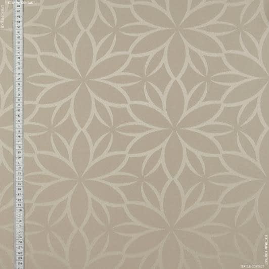 Ткани для римских штор - Портьерная  ткань Муту /MUTY-84 цветок т.ракушка