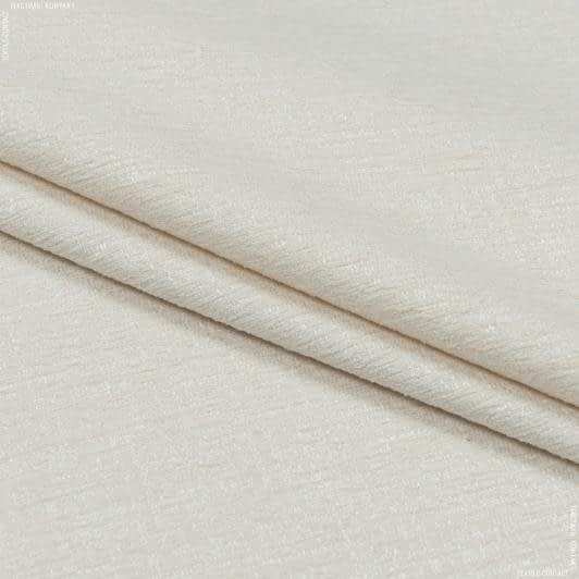 Ткани для декоративных подушек - Декор-шенилл Берген /BERGEN крем-молочный