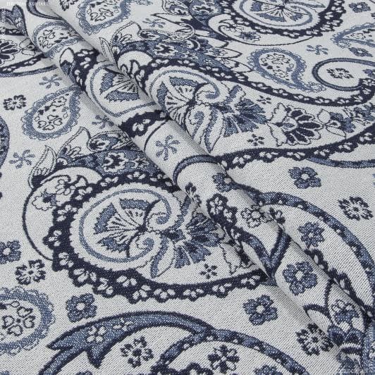 Тканини етно тканини - Гобелен східні огірки,синій