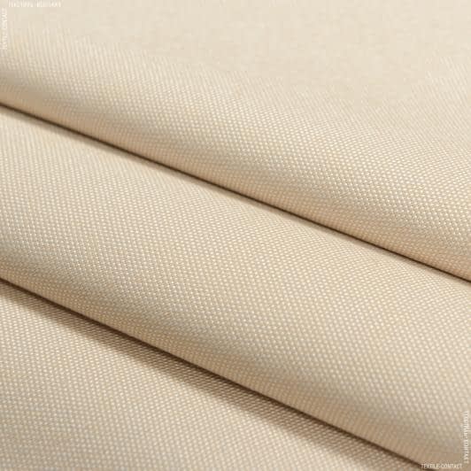 Тканини бавовняні сумішеві - Декоративна тканина панама Песко меланж бежево-молочний