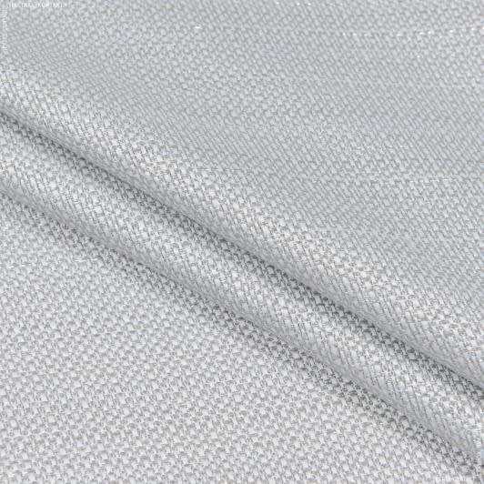 Ткани спец.ткани - Декоративная рогожка ЭЛИСТА /ELISTA люрекс, серый,белый