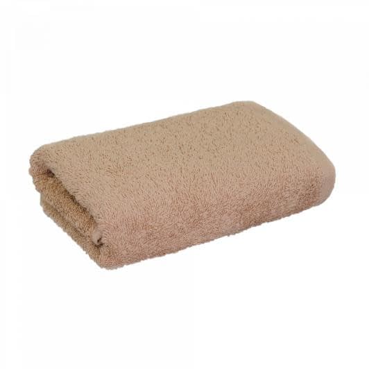 Ткани махровые полотенца - Полотенце махровое 40х70 бежевый
