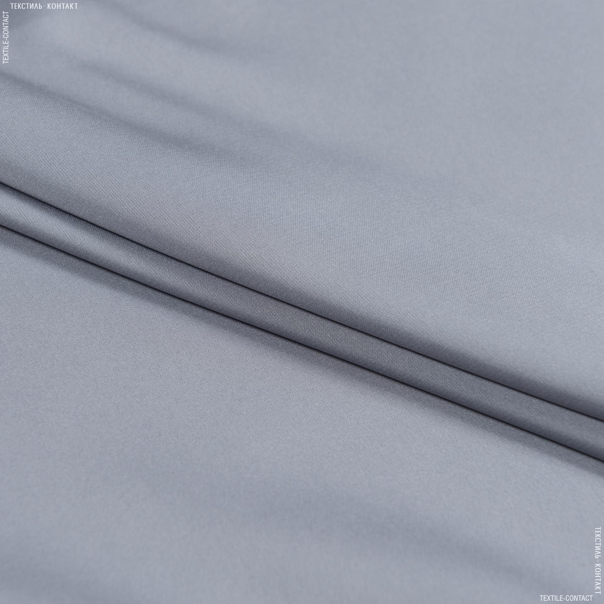 Ткани для платьев - Шелк стрейч матовый светло-серый
