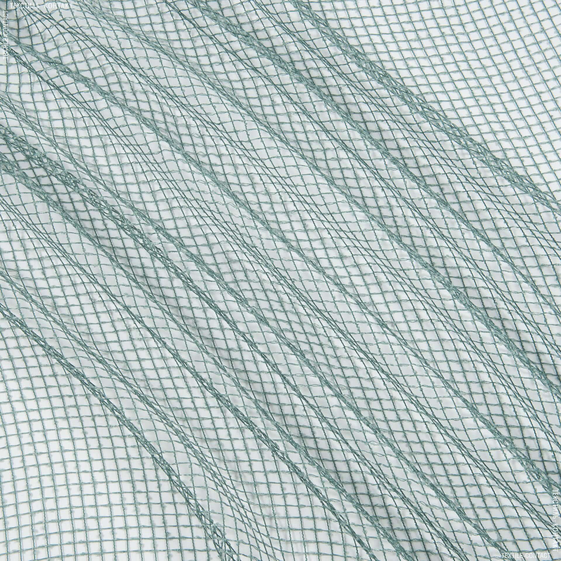 Ткани для драпировки стен и потолков - Тюль сетка  элиза/ мор. волна