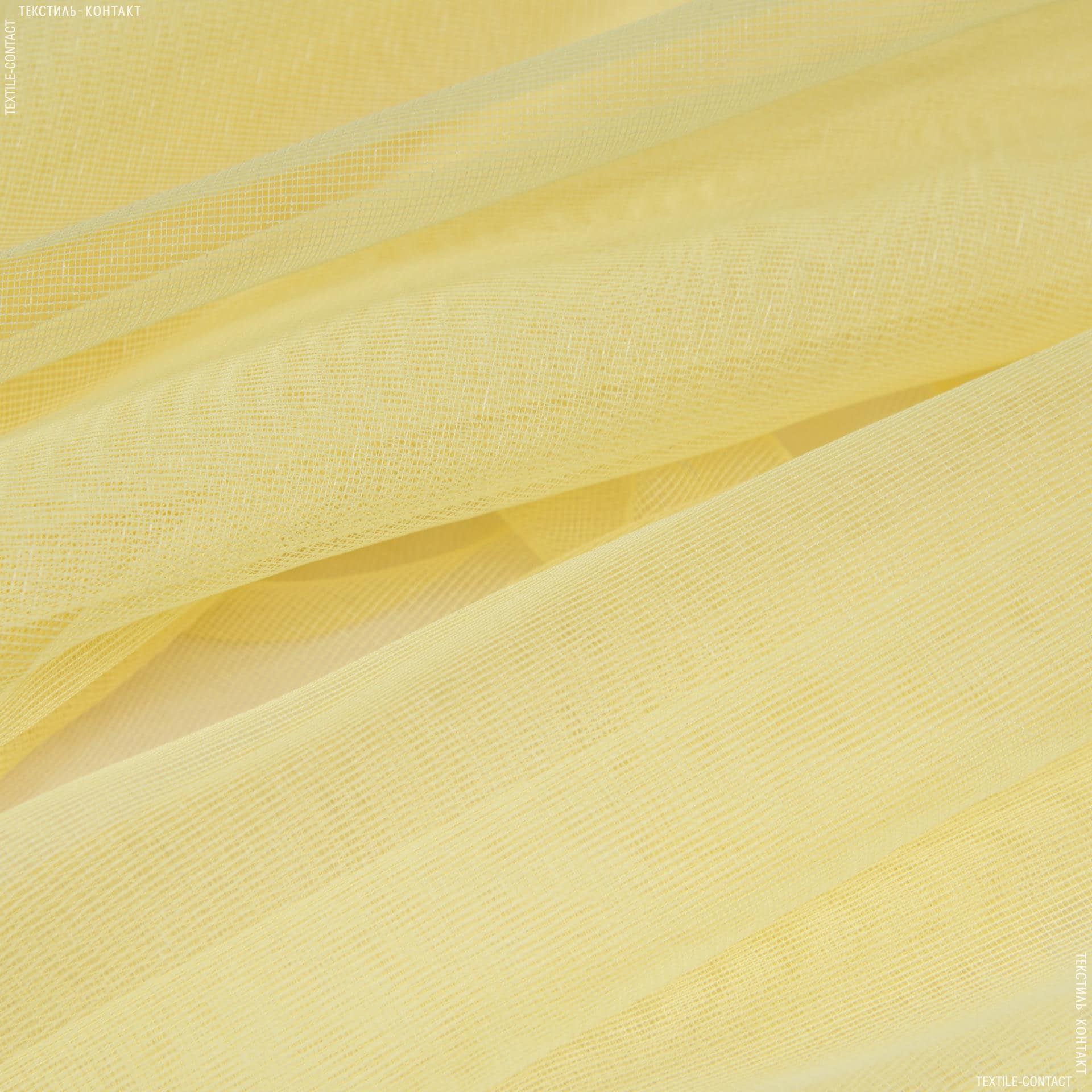 Ткани для тюли - Тюль Луса лимон утяж.