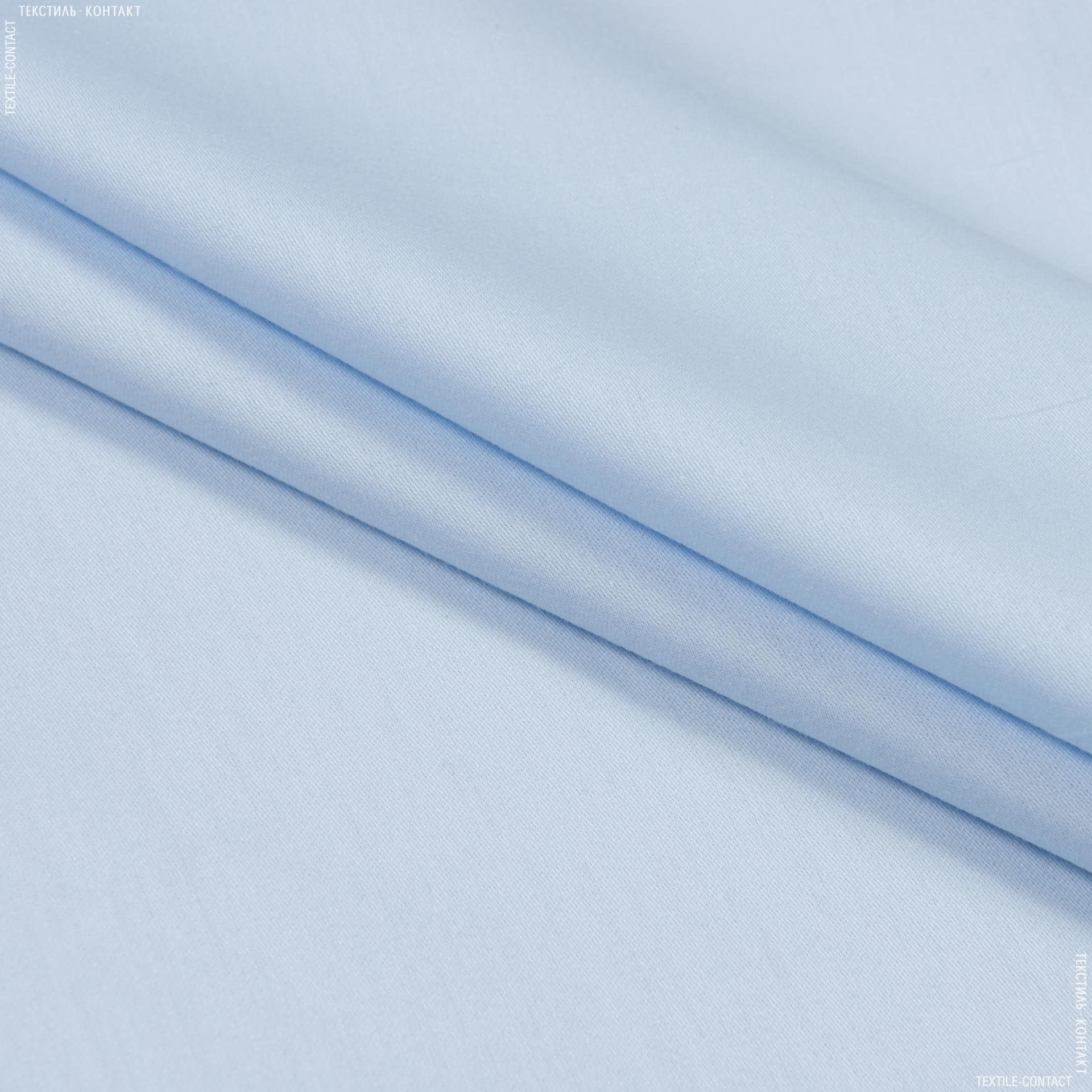 Ткани для детского постельного белья - Евро сатин Лисо /EUROSATEN LISO голубой