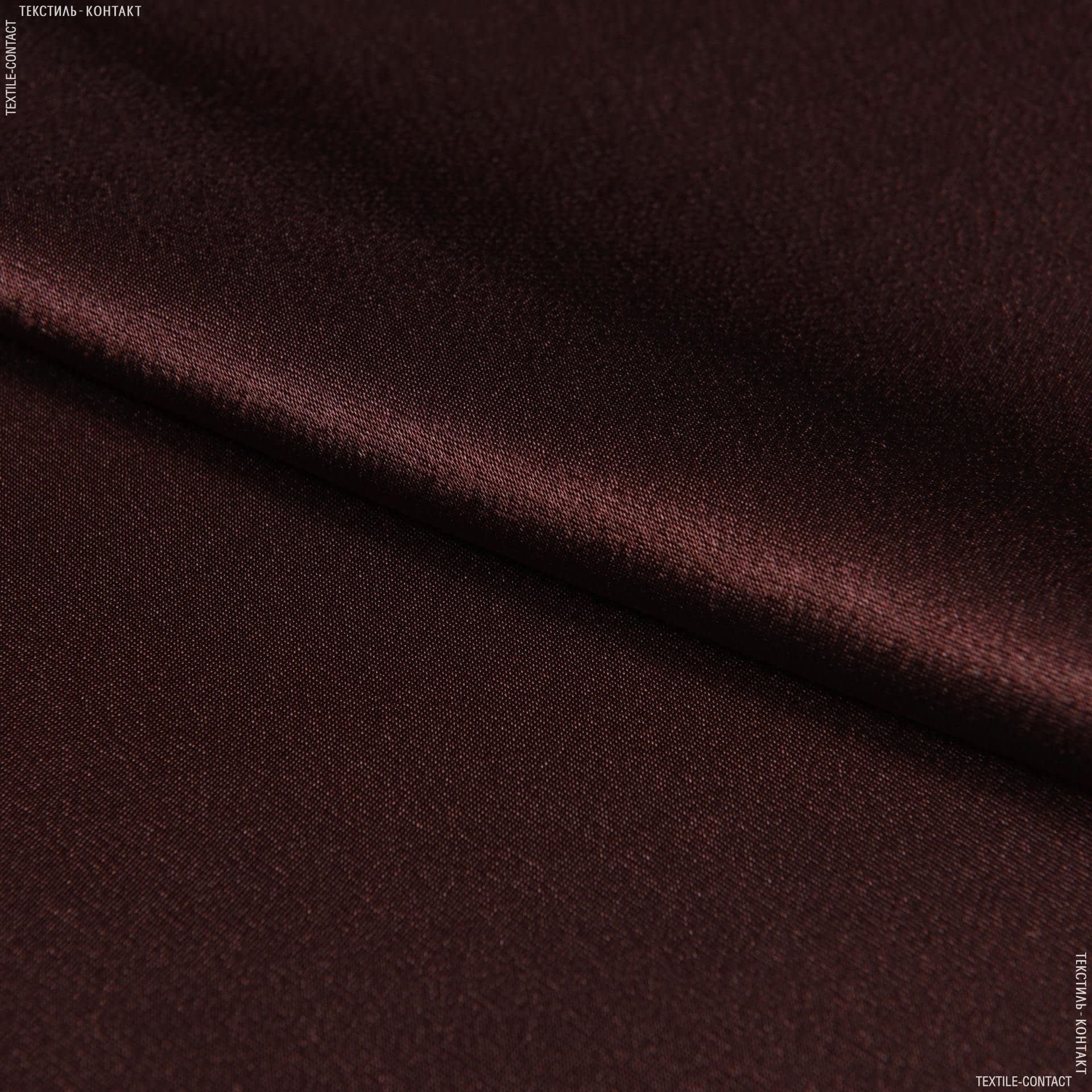 Ткани для банкетных и фуршетных юбок - Креп-сатин коричневый