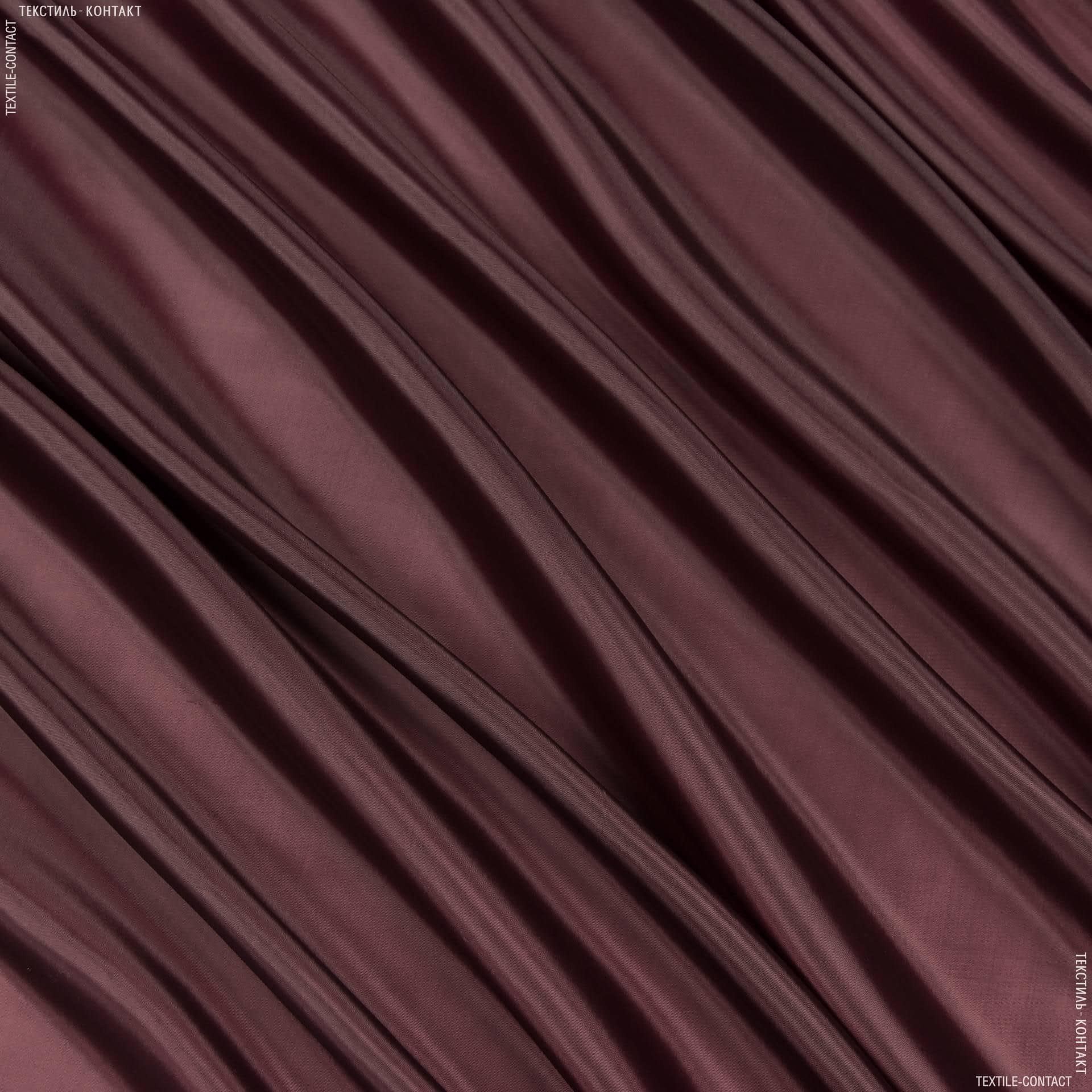 Ткани подкладочная ткань - Подкладочная 190т темно-бордовая