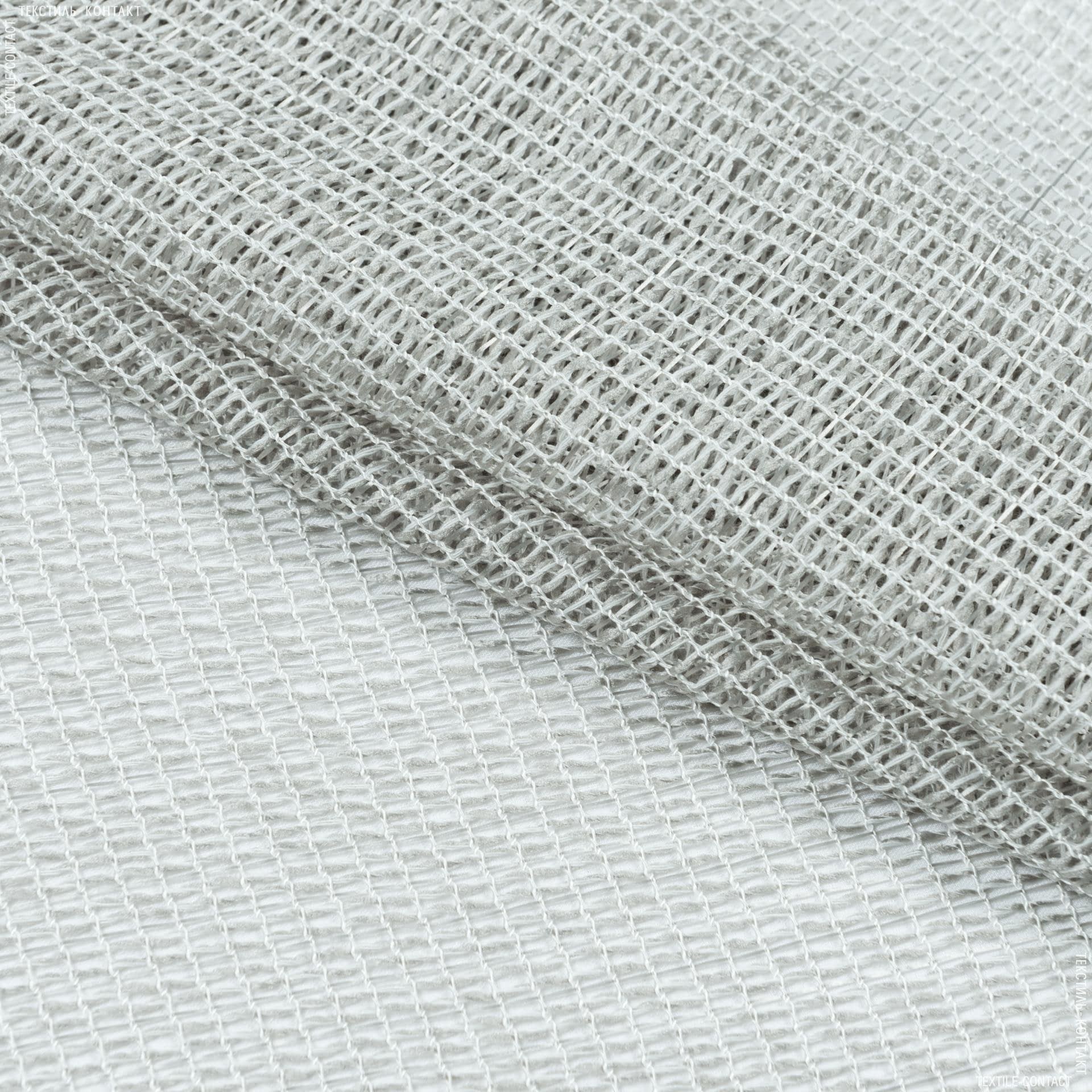 Ткани для рукоделия - Тюль сетка с утяжелителем  АФРА св. серый