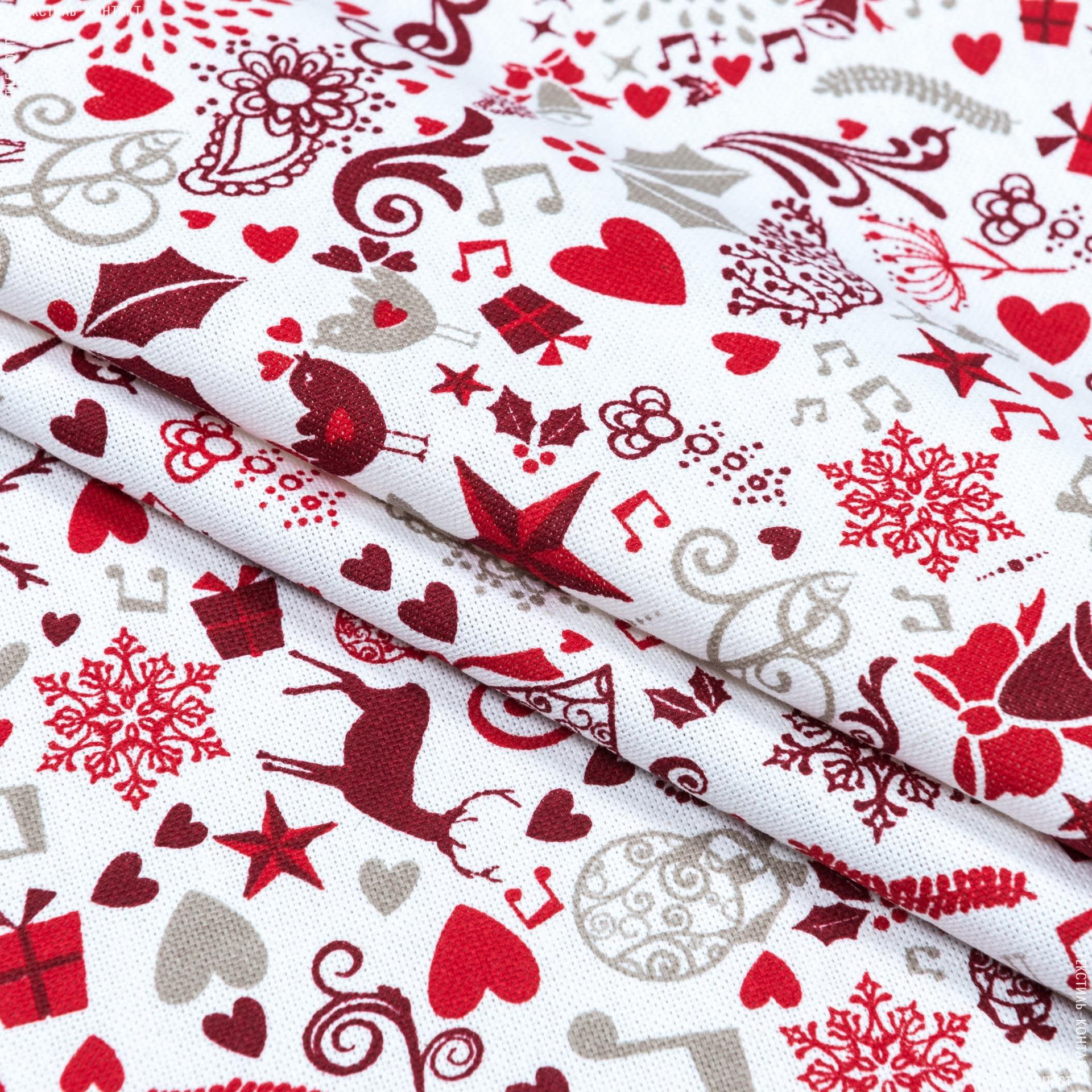 Тканини для декоративних подушок - Декоративна тканина новорічна/ еспо