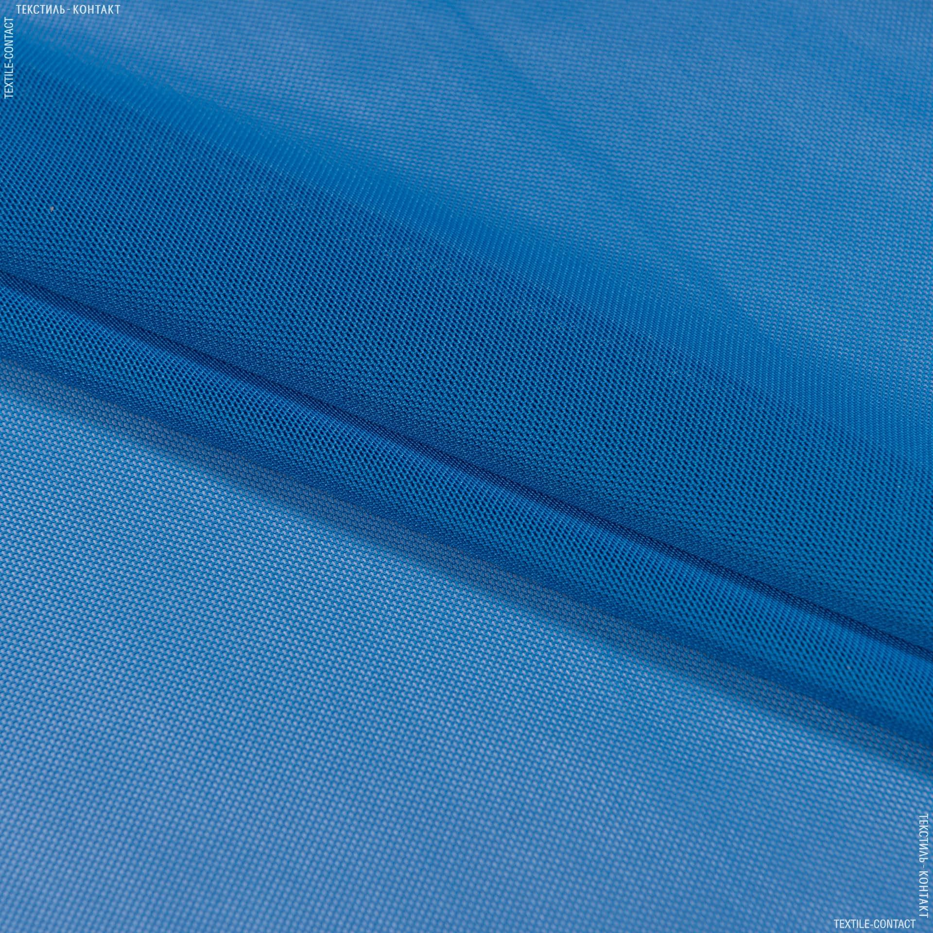Ткани для спортивной одежды - Сетка стрейч светло-синий