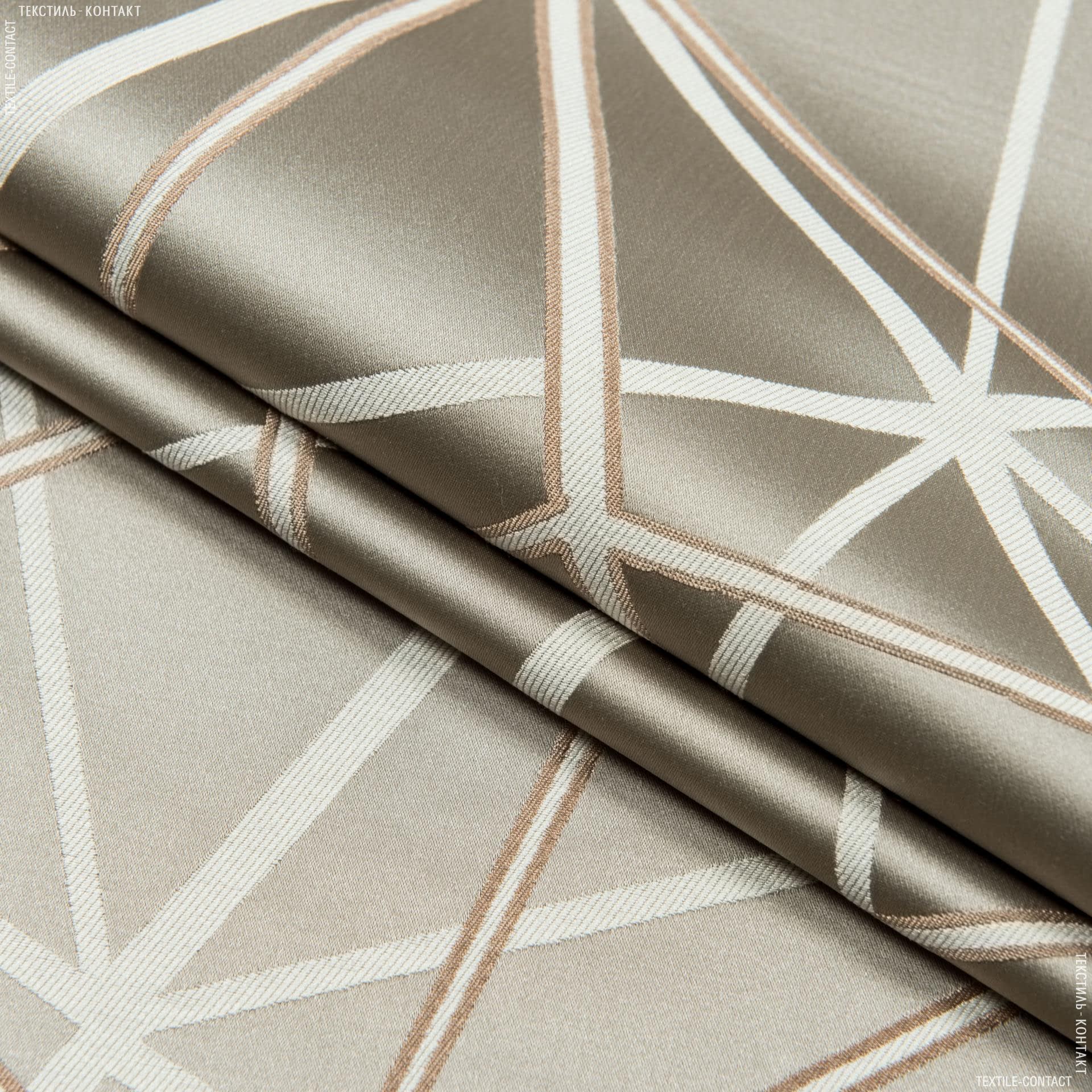 Ткани портьерные ткани - Декоративная ткань Палми / Palmi абстракция  цвет ракушка