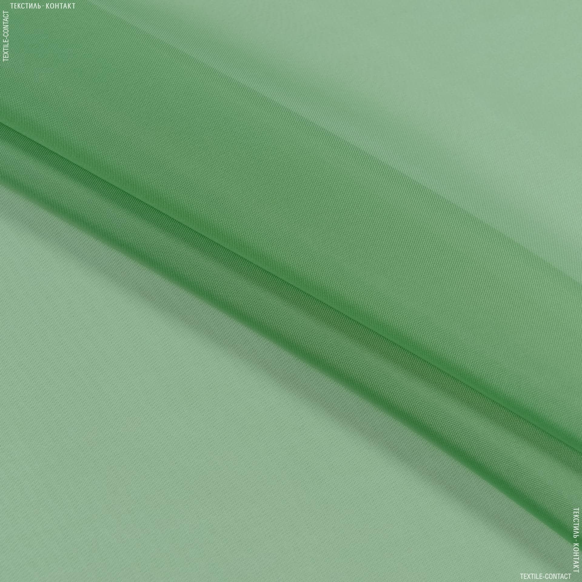Тканини гардинні тканини - Тюль вуаль колір зелена трава