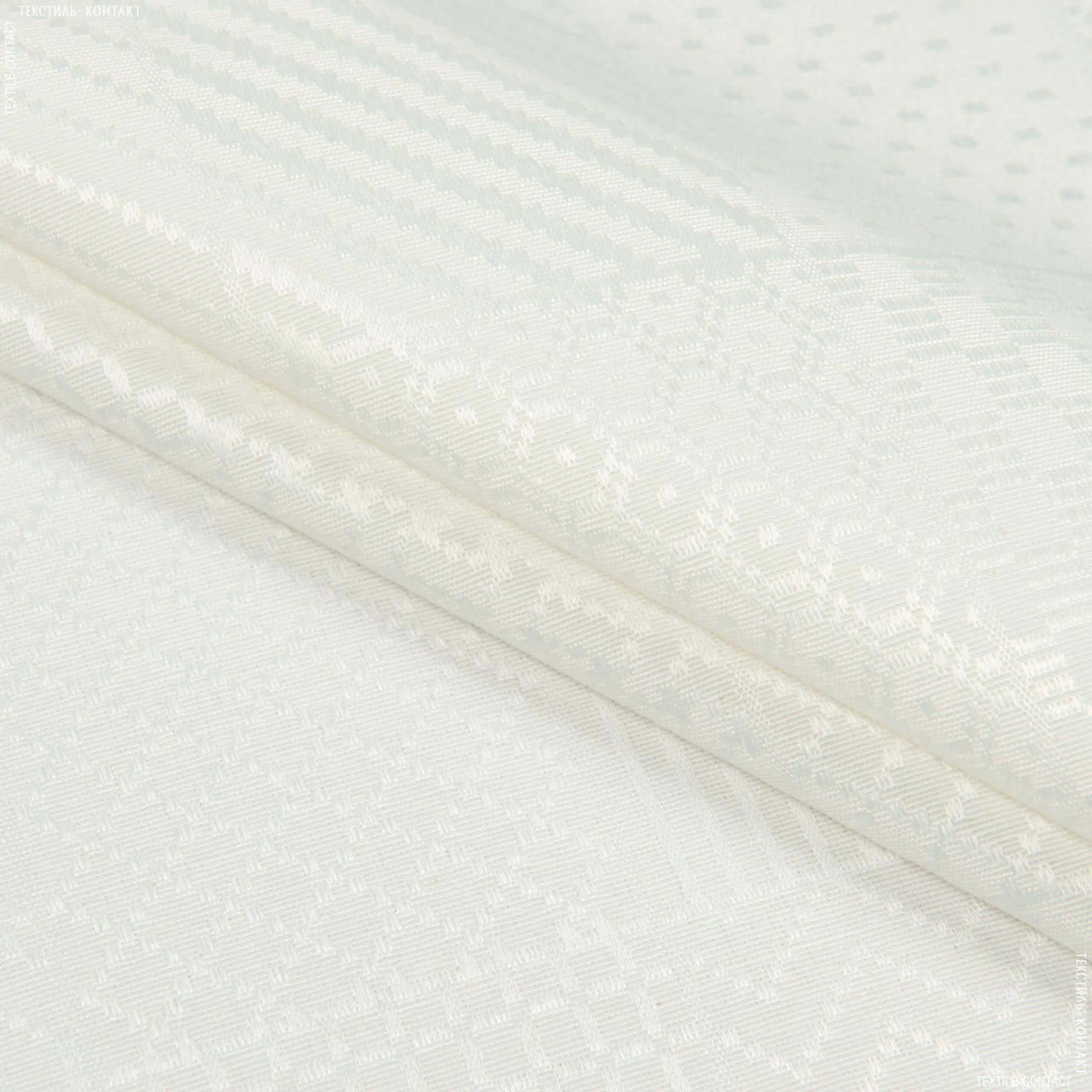 Тканини портьєрні тканини - Тканина для скатертин Бокует /BOUQUET  молочна