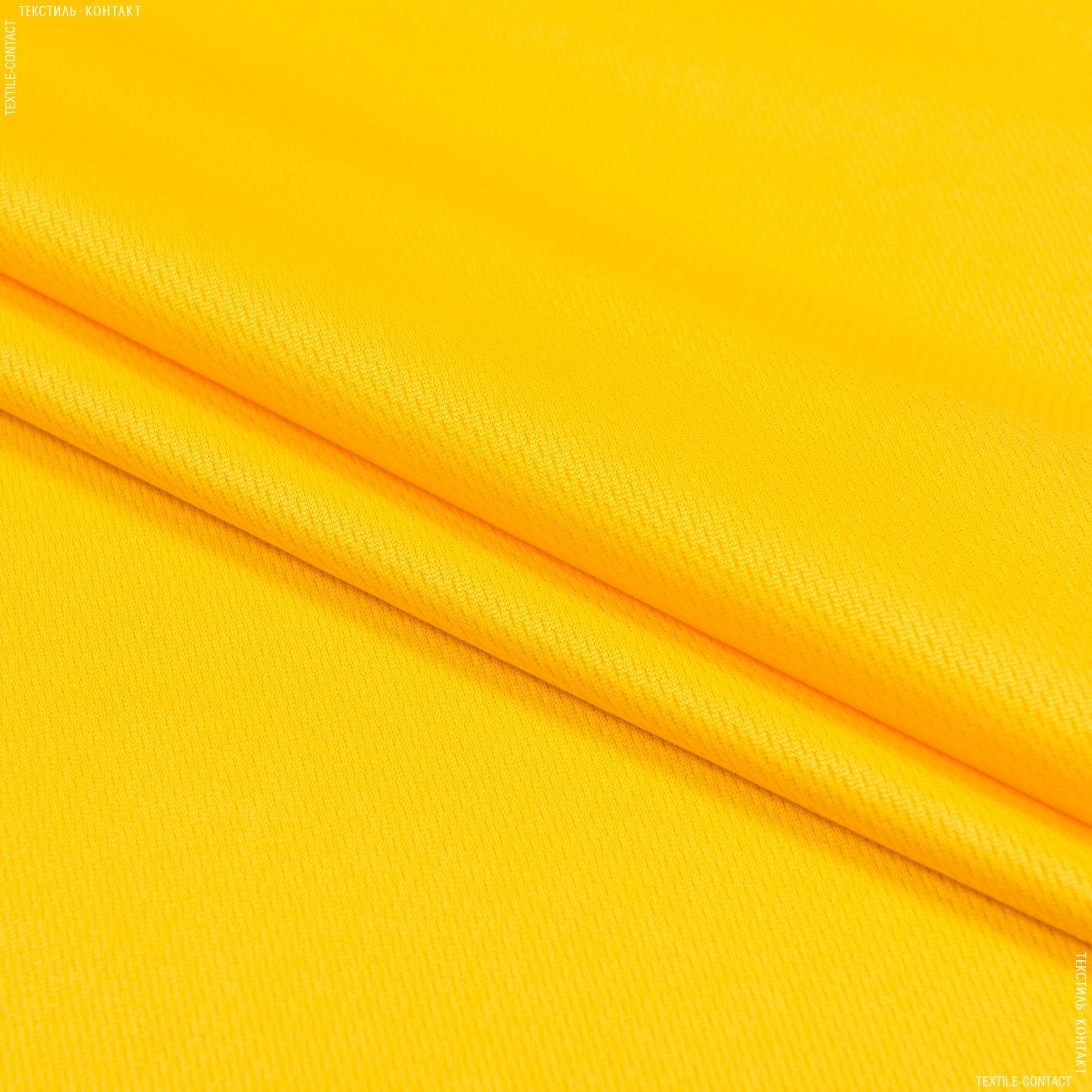 Ткани для спортивной одежды - Микро лакоста желтый