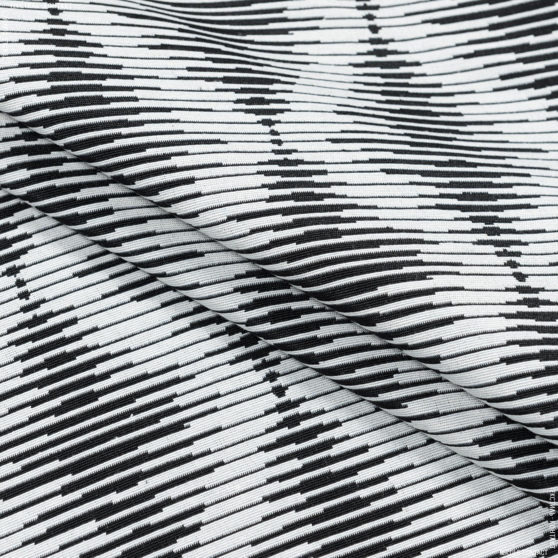 Ткани портьерные ткани - Жаккард Матти-4/MATTIE-4 черный