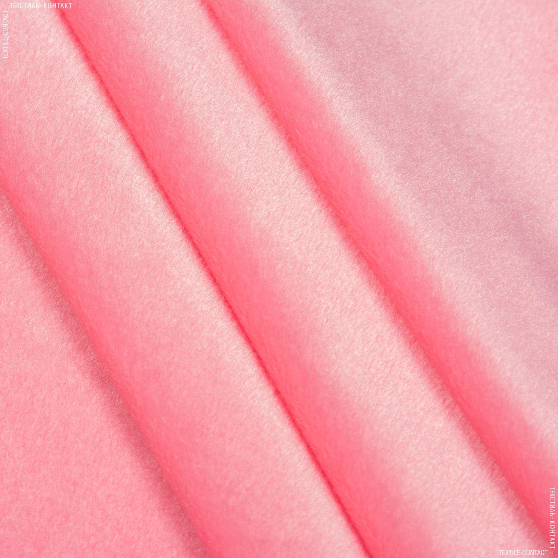 Тканини для декоративних подушок - Велюр світло-рожевий