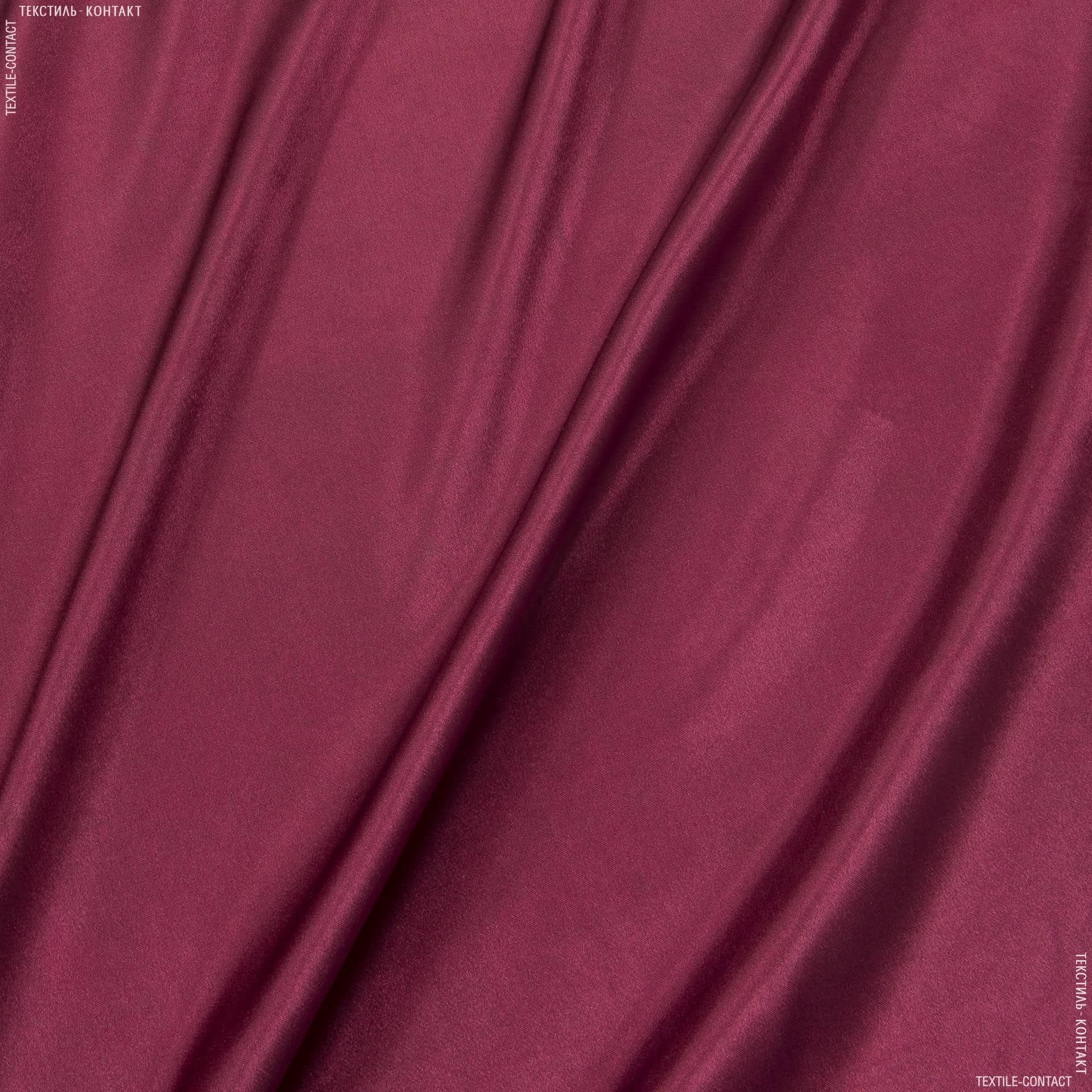 Ткани для платков и бандан - Креп-сатин бордовый