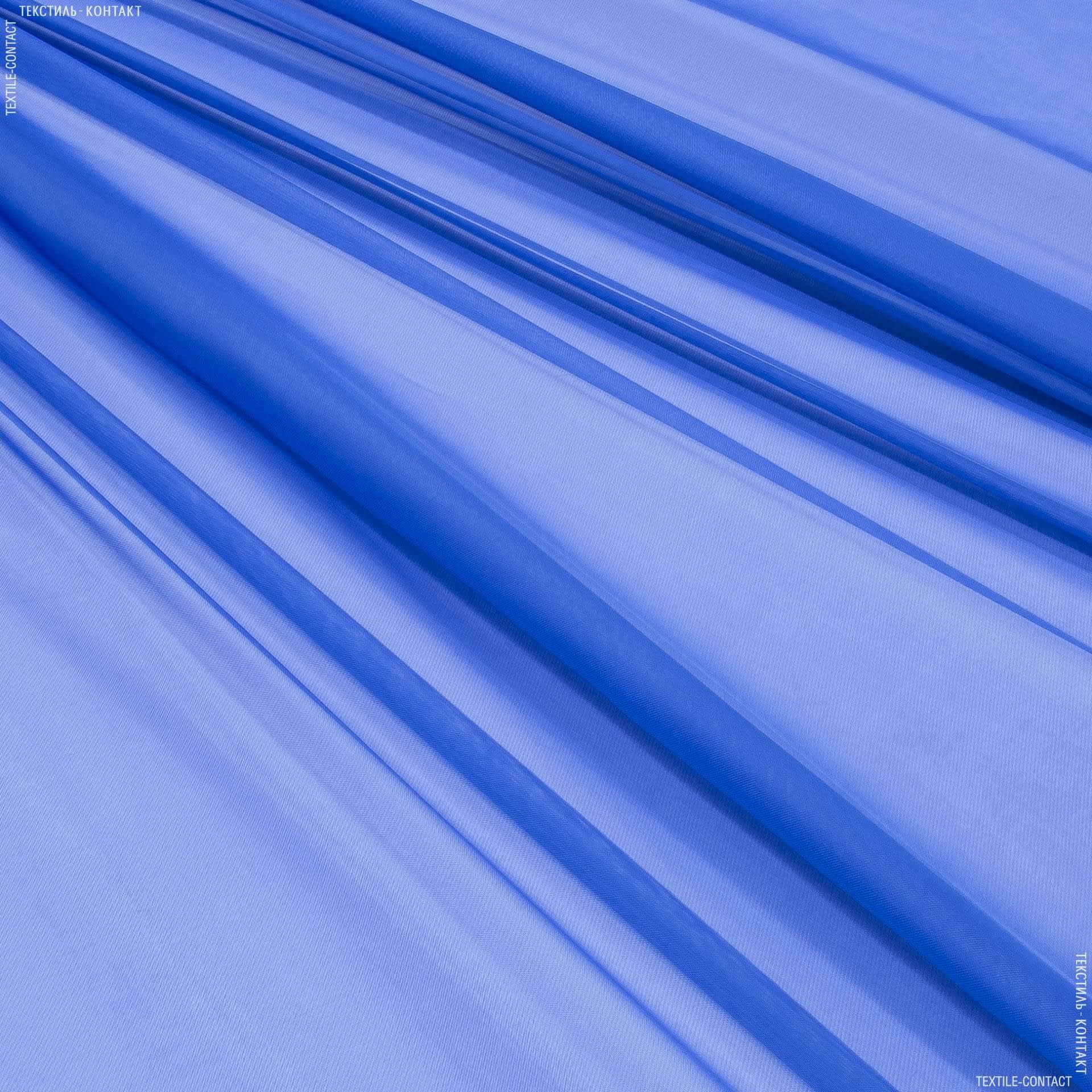 Тканини гардинні тканини - Тюль   вуаль   синій