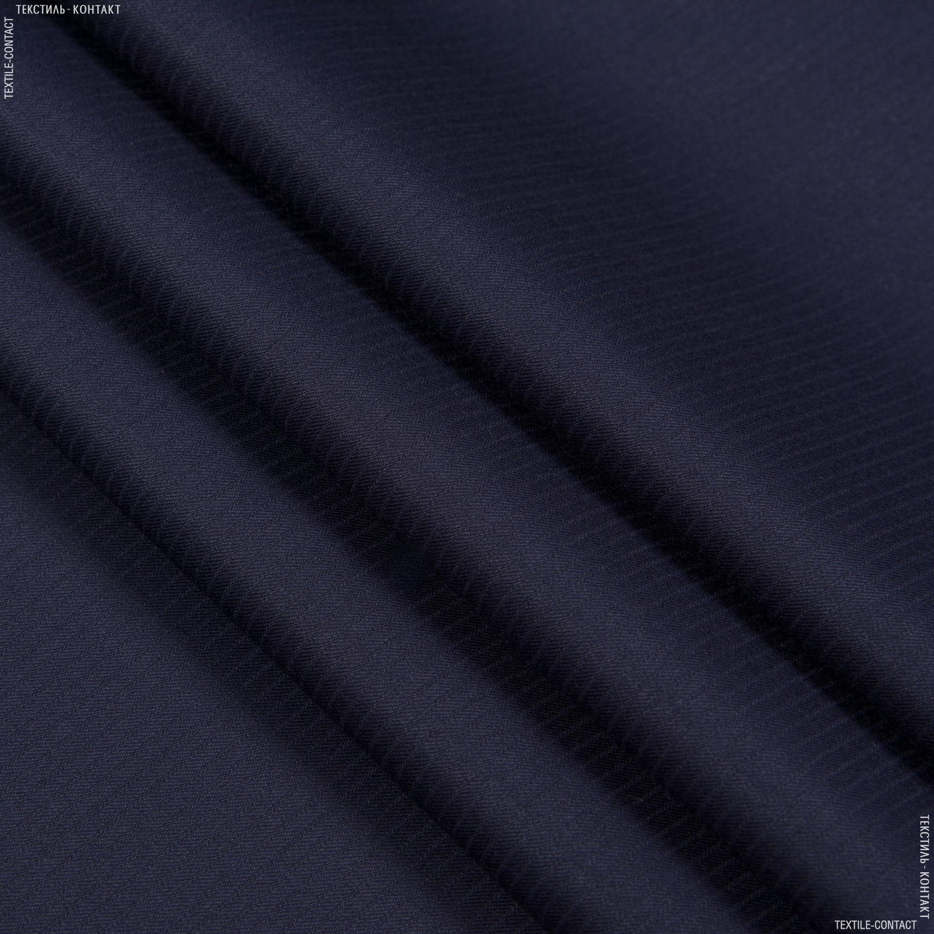 Тканини для костюмів - Костюмна міні-смужка синій