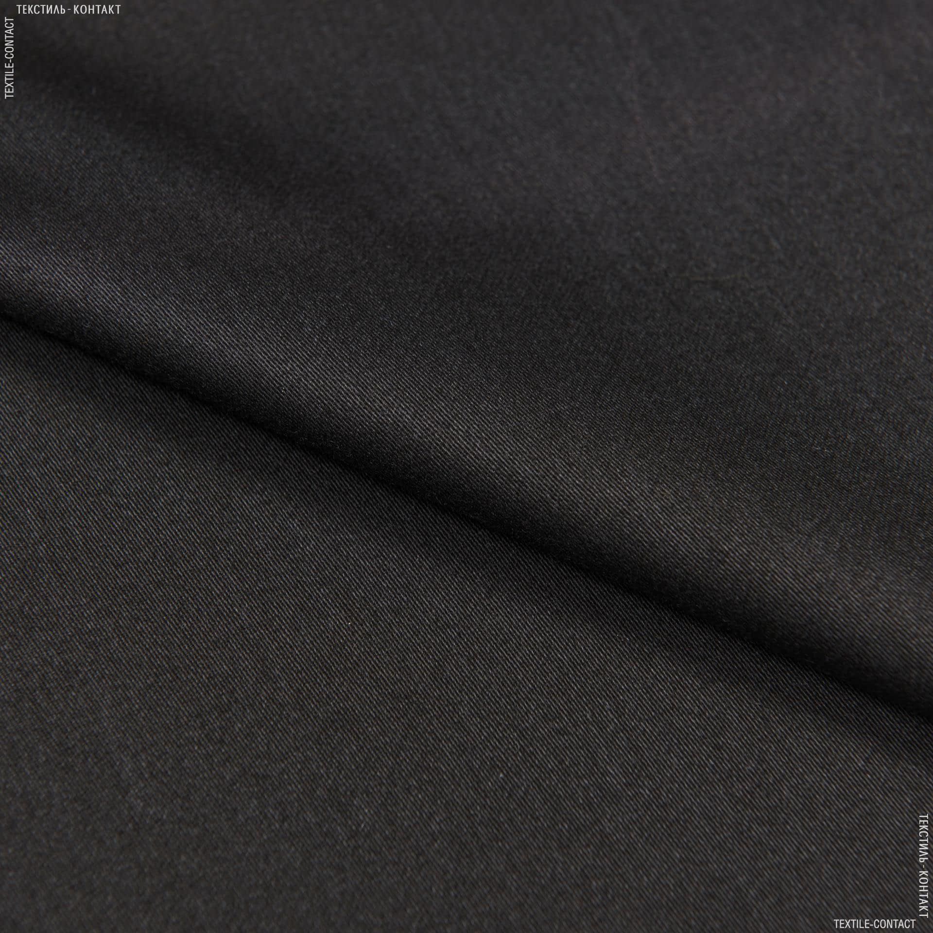 Тканини портьєрні тканини - Декоративний сатин Чікаго/CHICAGO чорний