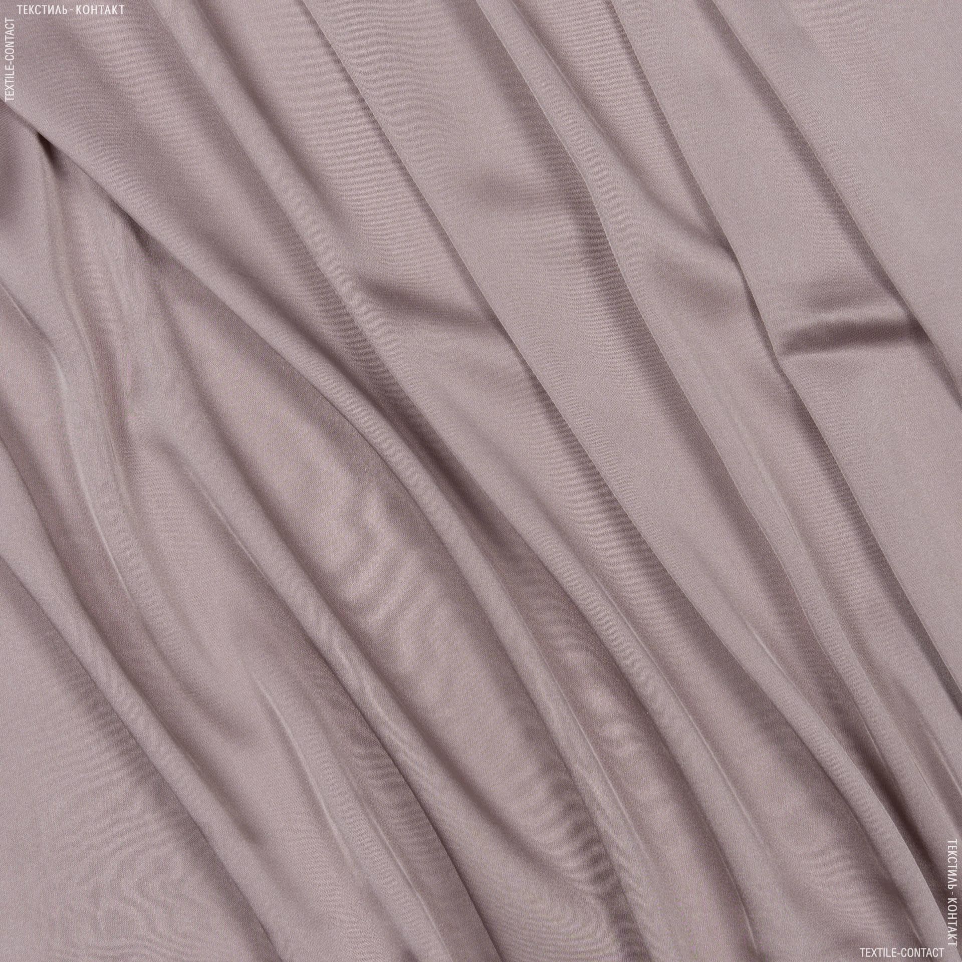 Ткани для платков и бандан - Шелк искусственный стрейч розово-палевый