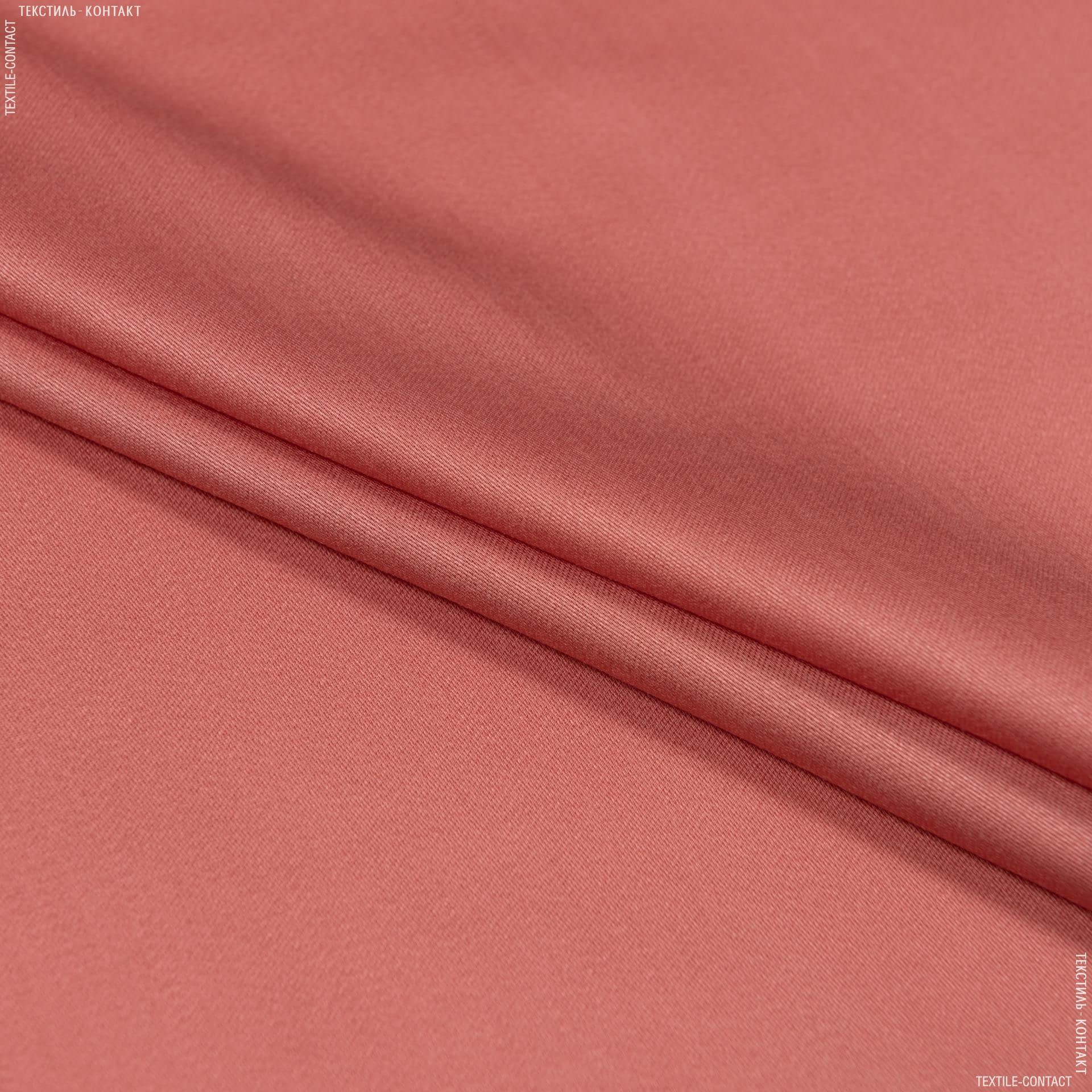 Тканини для суконь - Платтяний сатин світло-цегляний