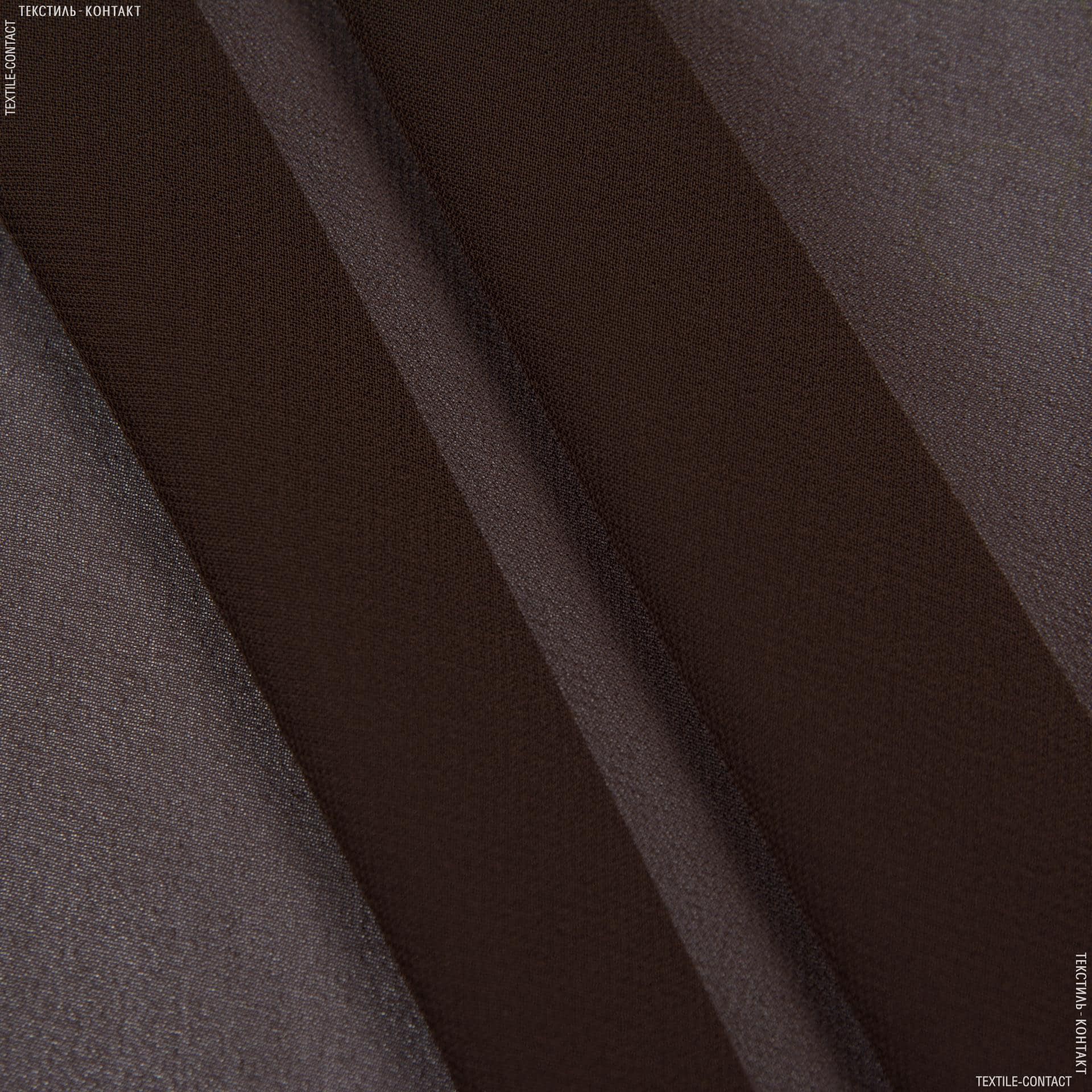 Тканини для хусток та бандан - Шифон мульті темно-коричневий