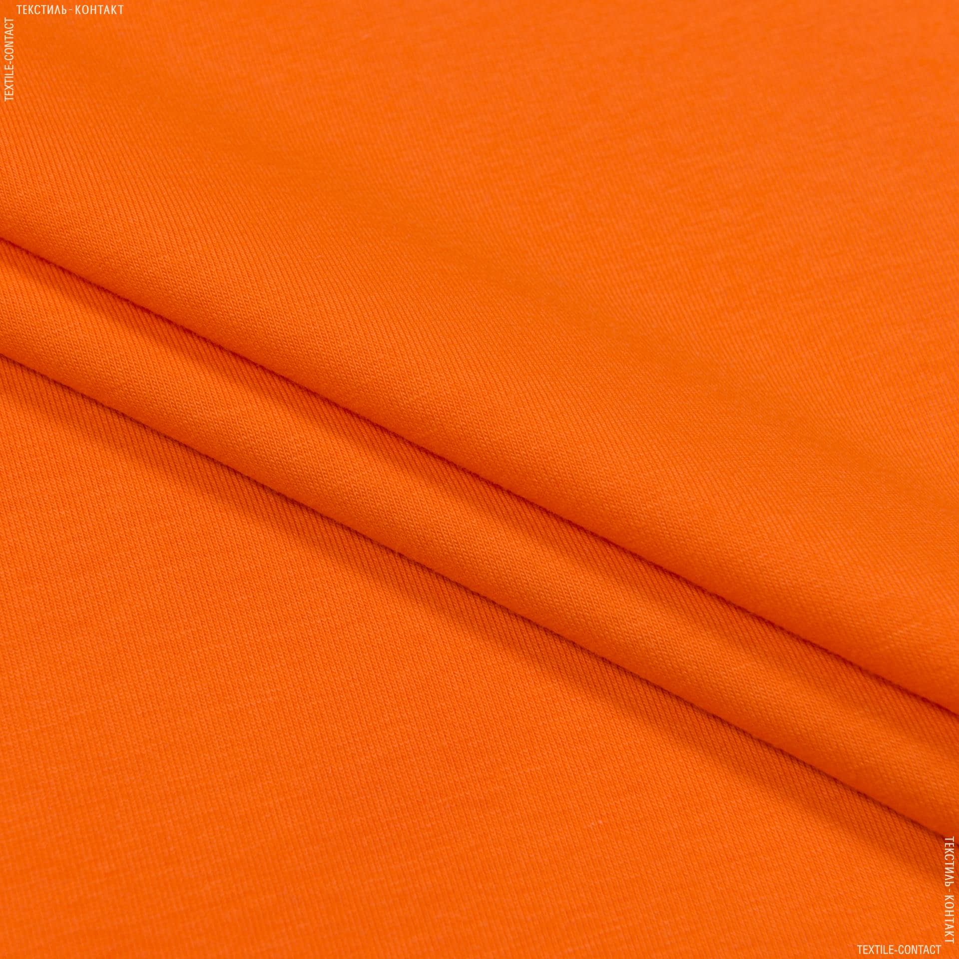 Ткани для платьев - Кулир- стрейч penye  оранжевый