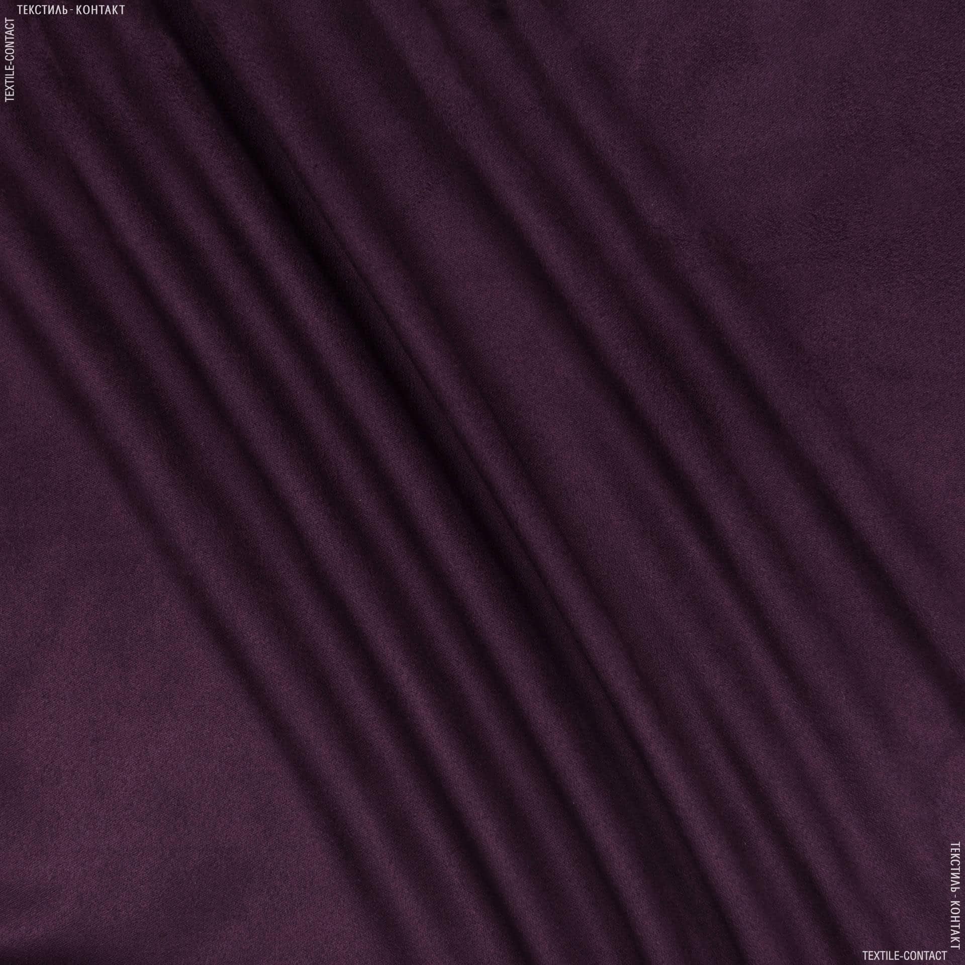 Ткани для верхней одежды - Замша стрейч двухсторонняя фиолетовый