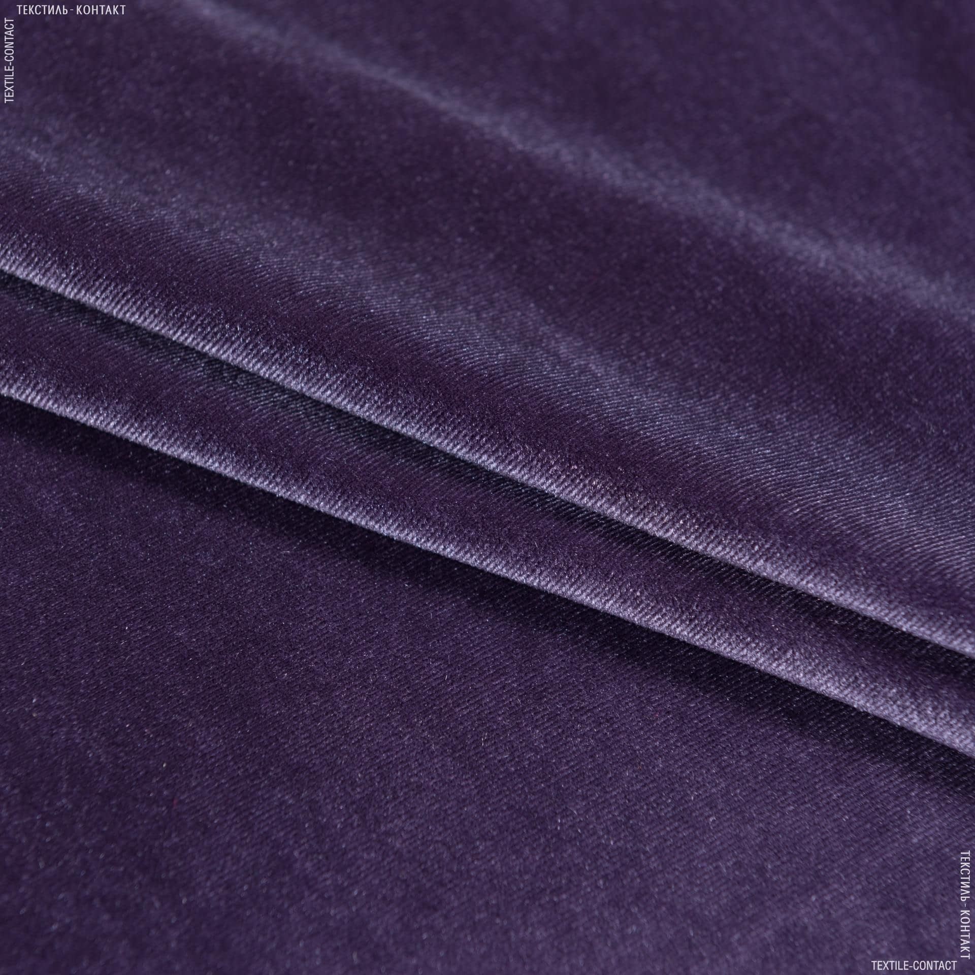 Ткани для костюмов - Бархат стрейч серо-фиолетовый