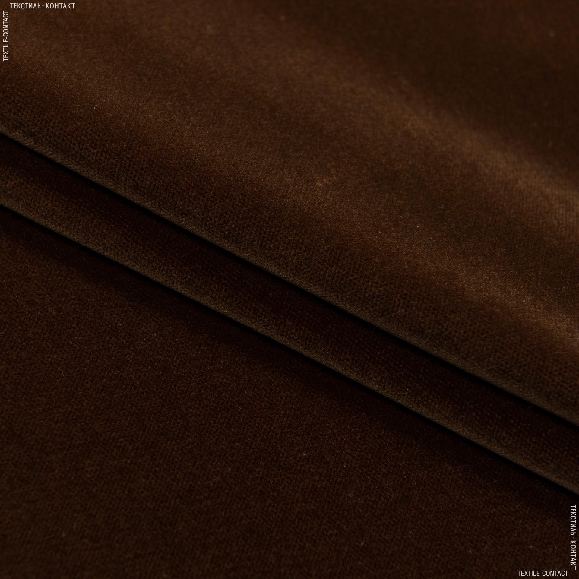 Тканини театральні тканини - Велюр Новара / NOVARA сток, коричневий
