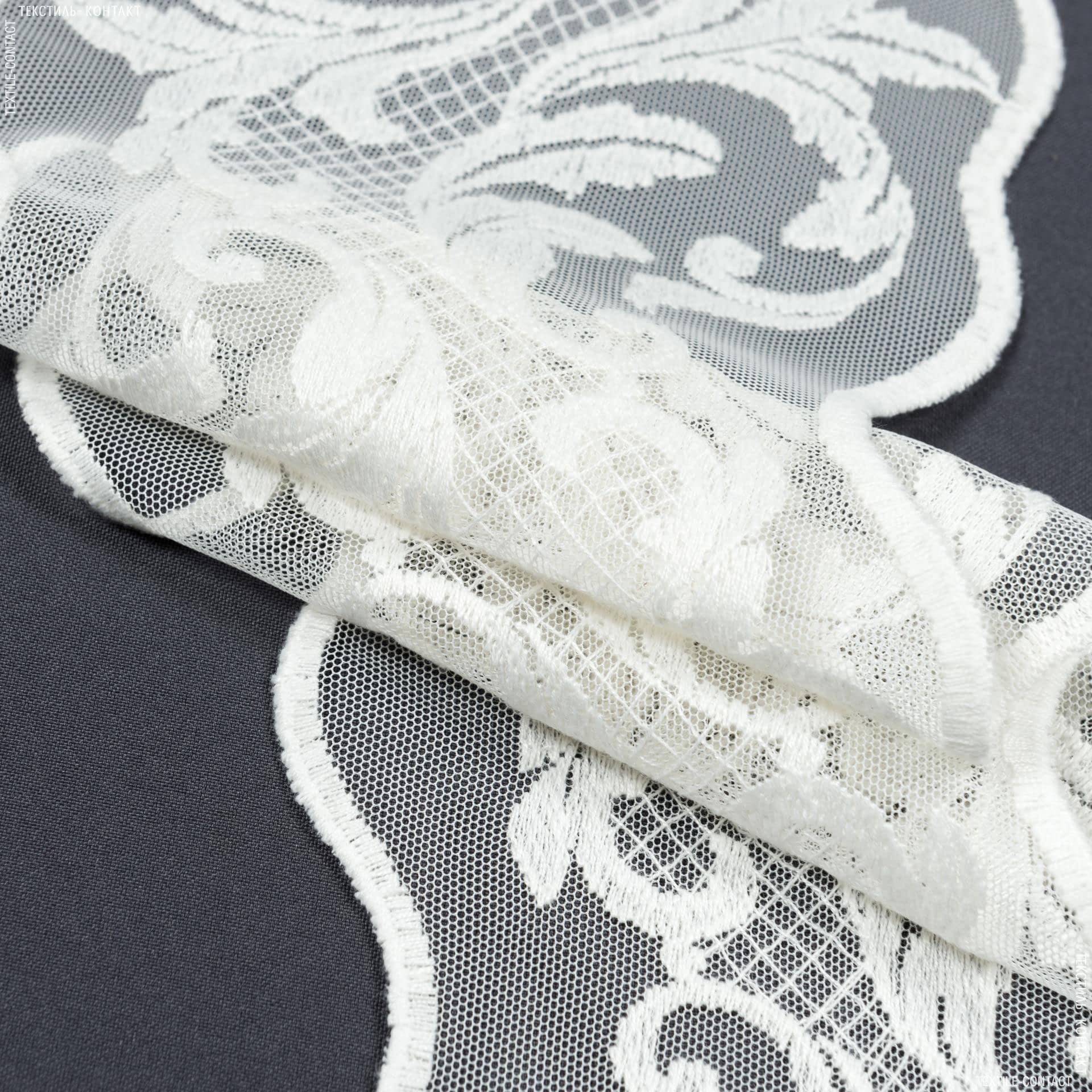 Ткани для пэчворка - Декоративное   кружево Зара молочный 17 см